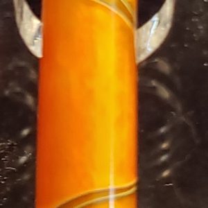 Orange Buckeye Wood with Chrome Pencil