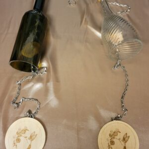 Wine Bottle Wind Chimes