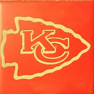 KC Chiefs Drink Coasters (Set of 4)